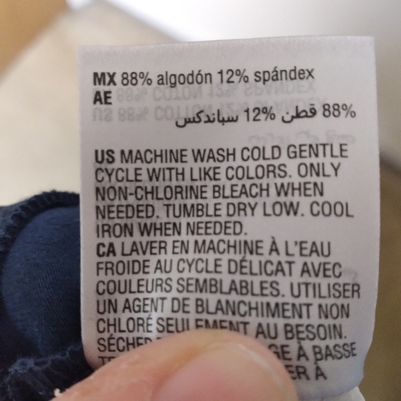 Style & Co Navy Blue Mid Rise Tummy Control Bootcut Ess Yoga Trousers Size XL - Picture 11 of 12